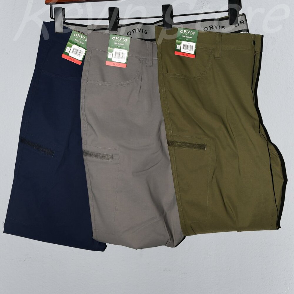 3 pairs Orvis Men's Tech Pants . Price is for‎ 3 .